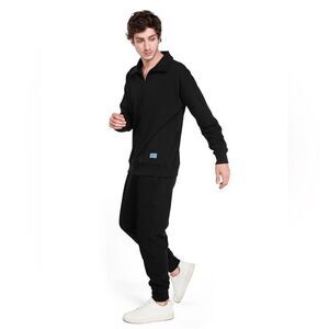Reuben Oliver French Terry Jogger Pants Elastic Waistband Men's Black Size S NWT